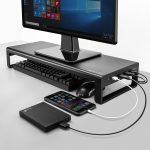 Multi-functional Computer Shelve. with USB 3.0